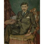 Roger Fry (British, 1866-1934) Portrait of E.M. Forster 73 x 60 cm. (28 1/4 x 23 5/8 in.) (Painte...