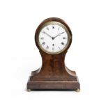 A good early 19th century mahogany balloon-shaped table clock Vulliamy, London, No. 527.