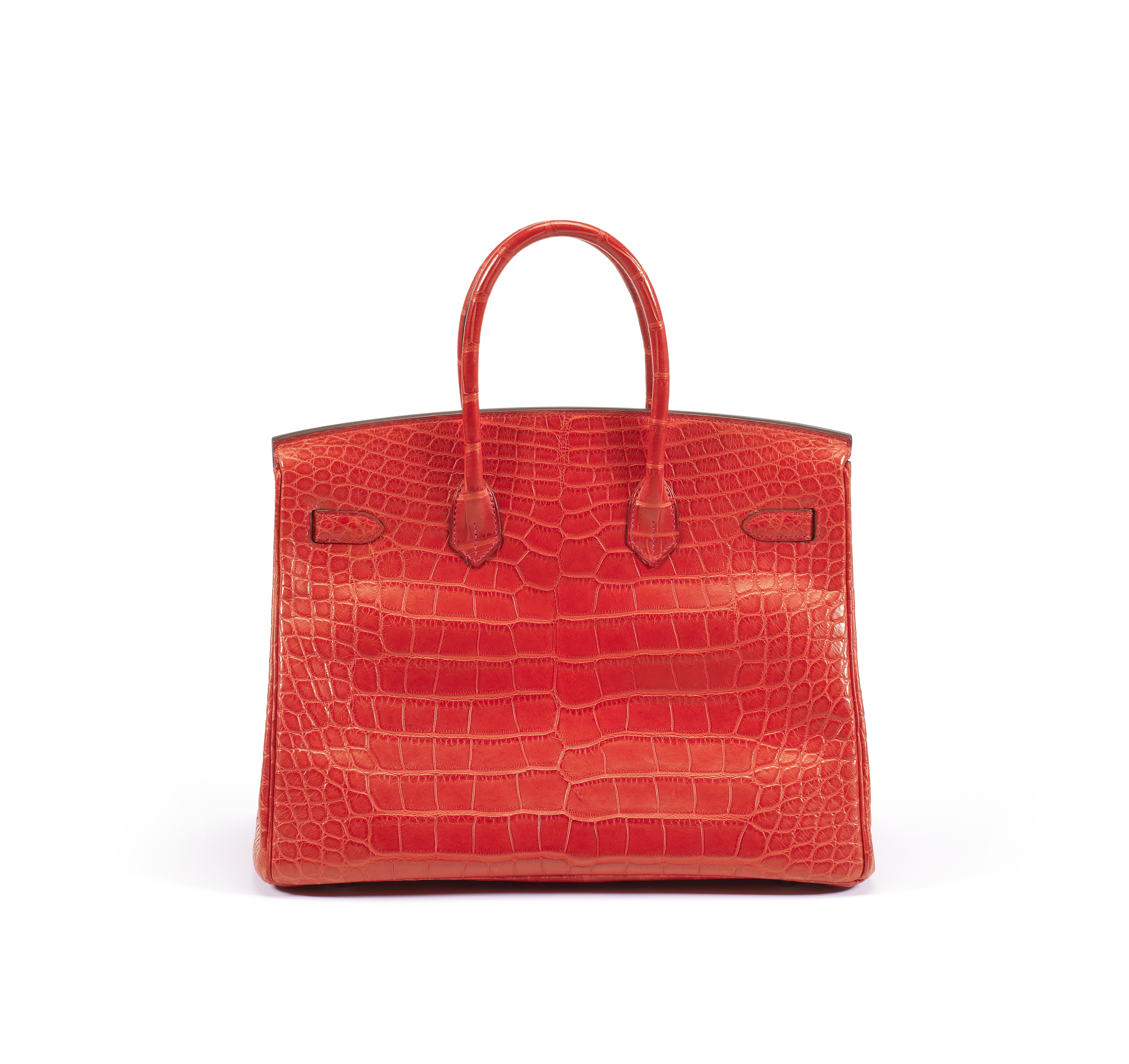 Matt Geranium Alligator Birkin 35, Hermes, c. 2012, (Includes padlock, cloche, keys and dust bag) - Image 2 of 2