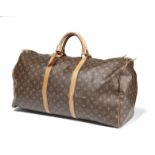 Monogram Keepall 60, Louis Vuitton, c. 1991, (Includes handle tidy and luggage tag)
