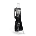 'Greta Garbo' Illusion Mesh Face Outfit, Jean Paul Gaultier, 1990s,