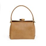 Brown Bamboo Top Handle Bag, Gucci, 1990s,