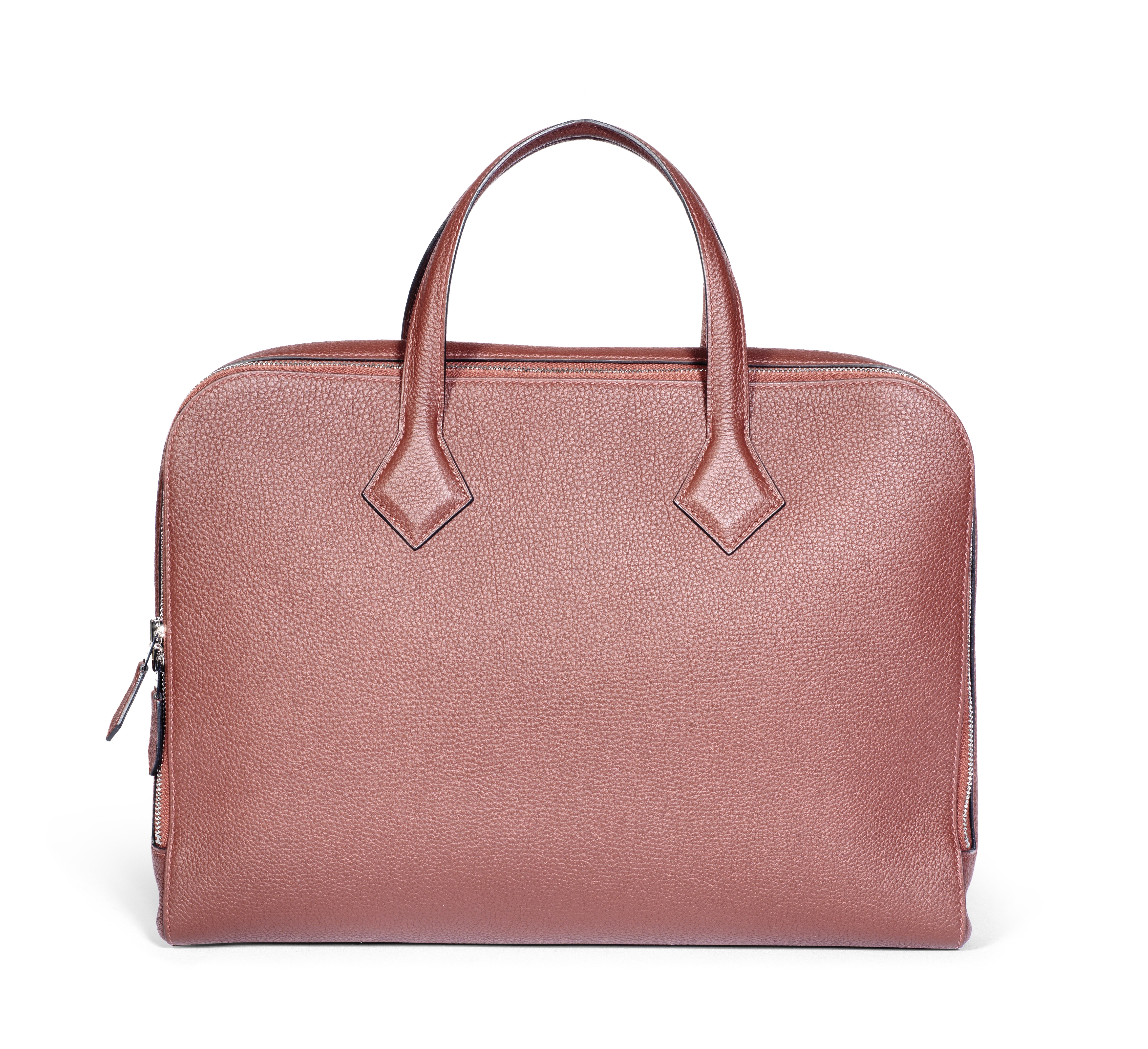 Rouge H Togo Calfskin Victoria Light Briefcase, Hermès, c. 2018, (Includes dust bag) - Image 2 of 2