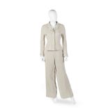 Cream Linen Trouser Suit, Chanel, Cruise 1998,