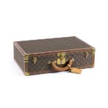 Monogram Bisten 60 Case, Louis Vuitton, 1990s, (Includes keys and luggage tag)
