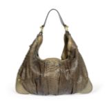 Brown Python Jokey Large Tote, Gucci,