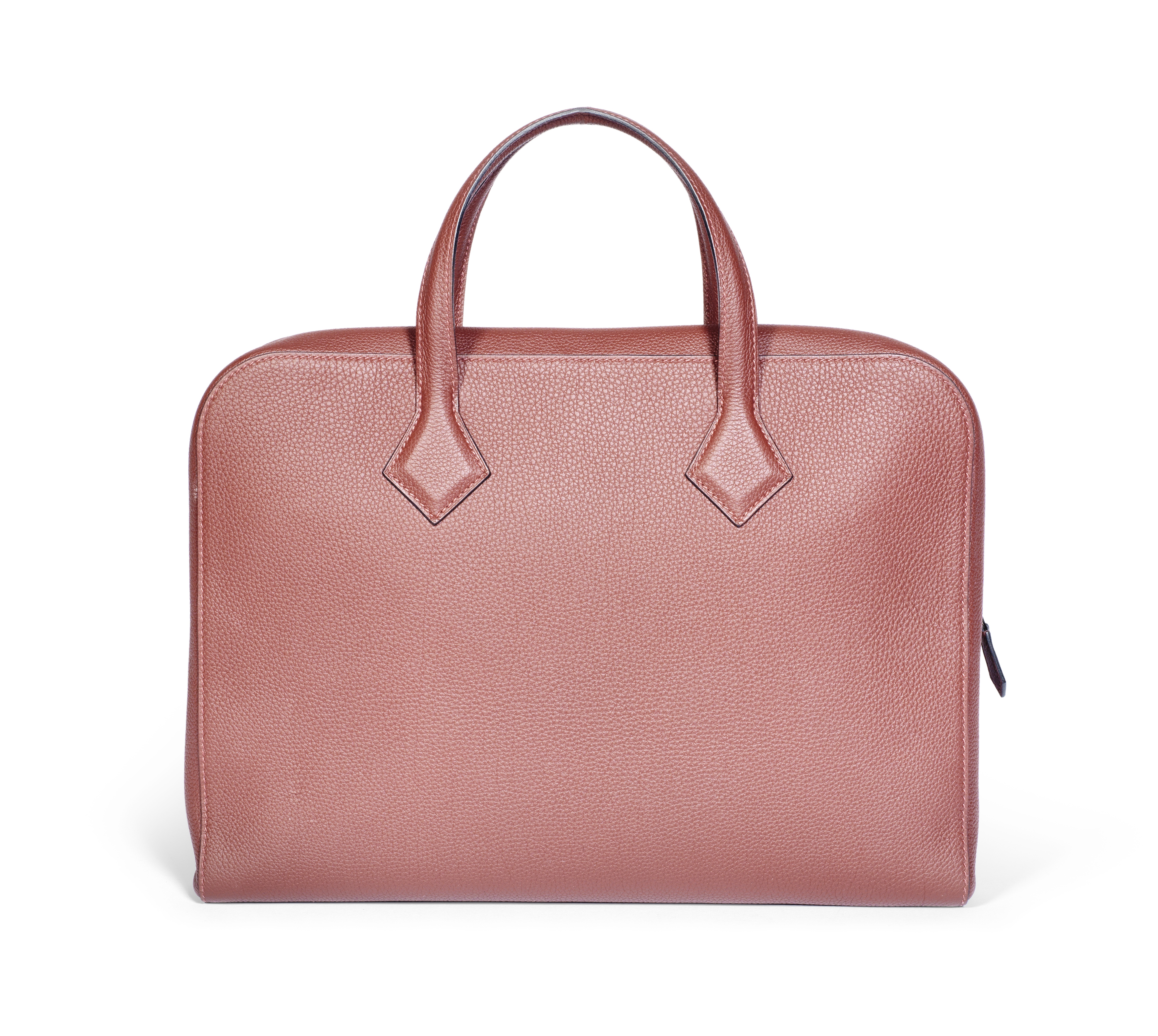 Rouge H Togo Calfskin Victoria Light Briefcase, Hermès, c. 2018, (Includes dust bag)