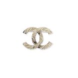 Gilt Rope Twist CC Brooch, Chanel, Cruise 2014, (Includes box)