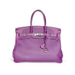 Anemone Togo and Swift Ghillies Birkin 35, Hermès, c. 2014, (Includes dust bag, padlock, keys, an...