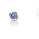 A sapphire and diamond ring, by Margherita Burgener