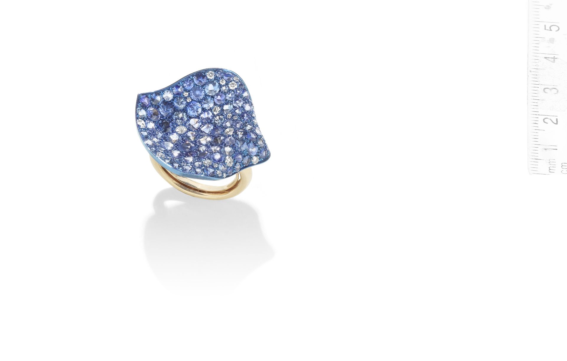 A sapphire and diamond ring, by Margherita Burgener