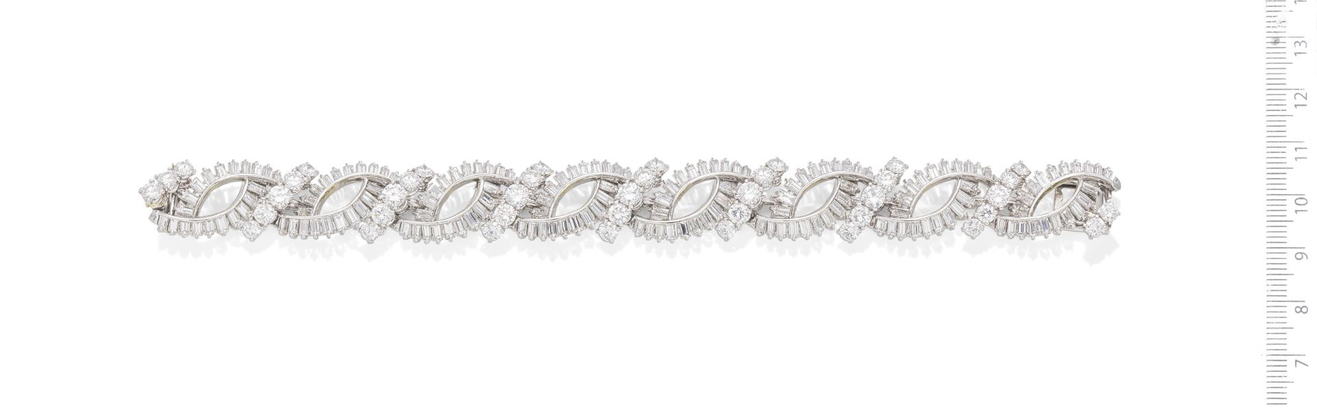A diamond bracelet, by André Vassort,
