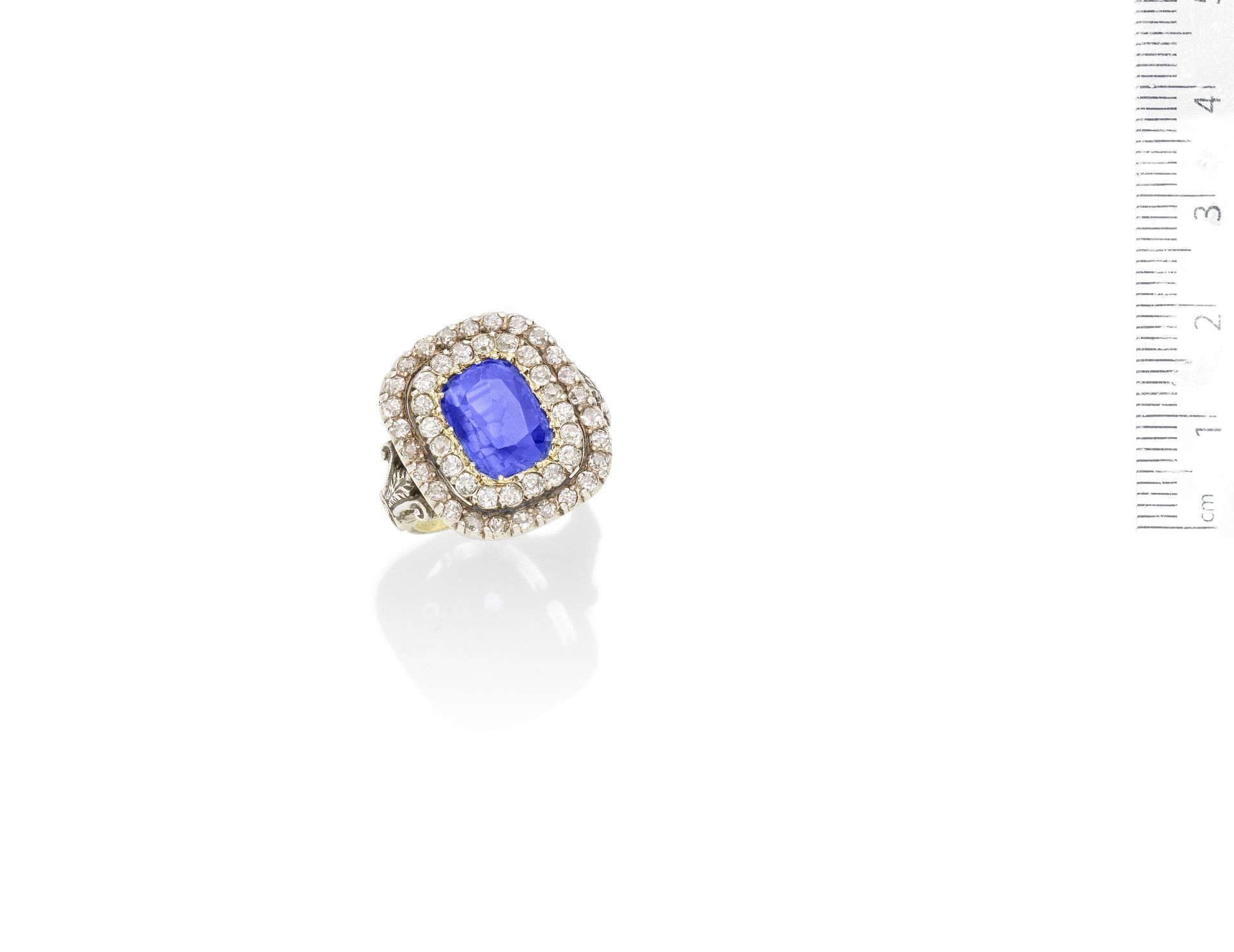 An important sapphire and diamond ring