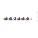 A lapis lazuli bracelet, by Boucheron,