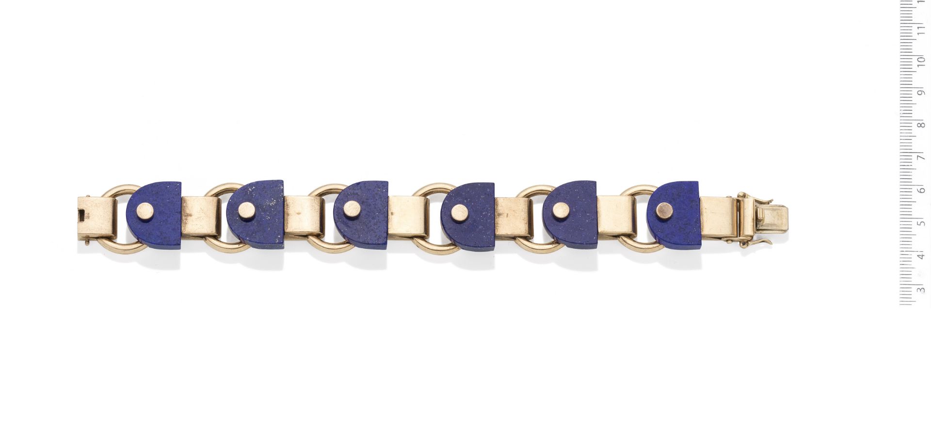 A lapis lazuli bracelet, by Boucheron,