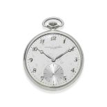 Vacheron & Constantin. A rare and lightweight aluminium keyless wind open face pocket watch Ref: ...