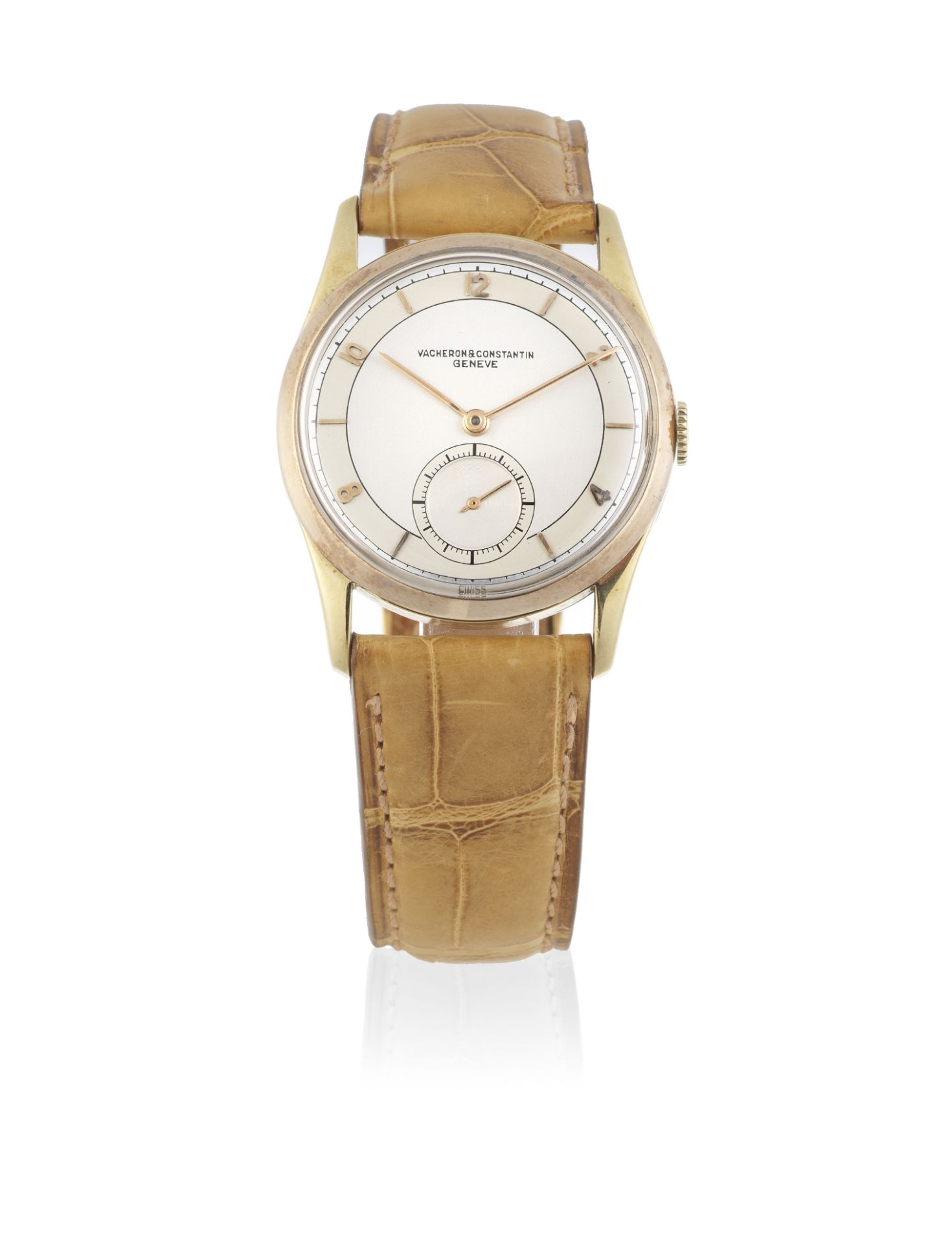 Vacheron & Constantin. An 18K gold manual wind wristwatch Circa 1942