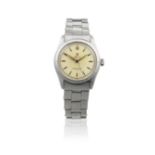 Rolex. A stainless steel automatic bracelet watch Oyster Perpetual, Ref: 6107, Circa 1962