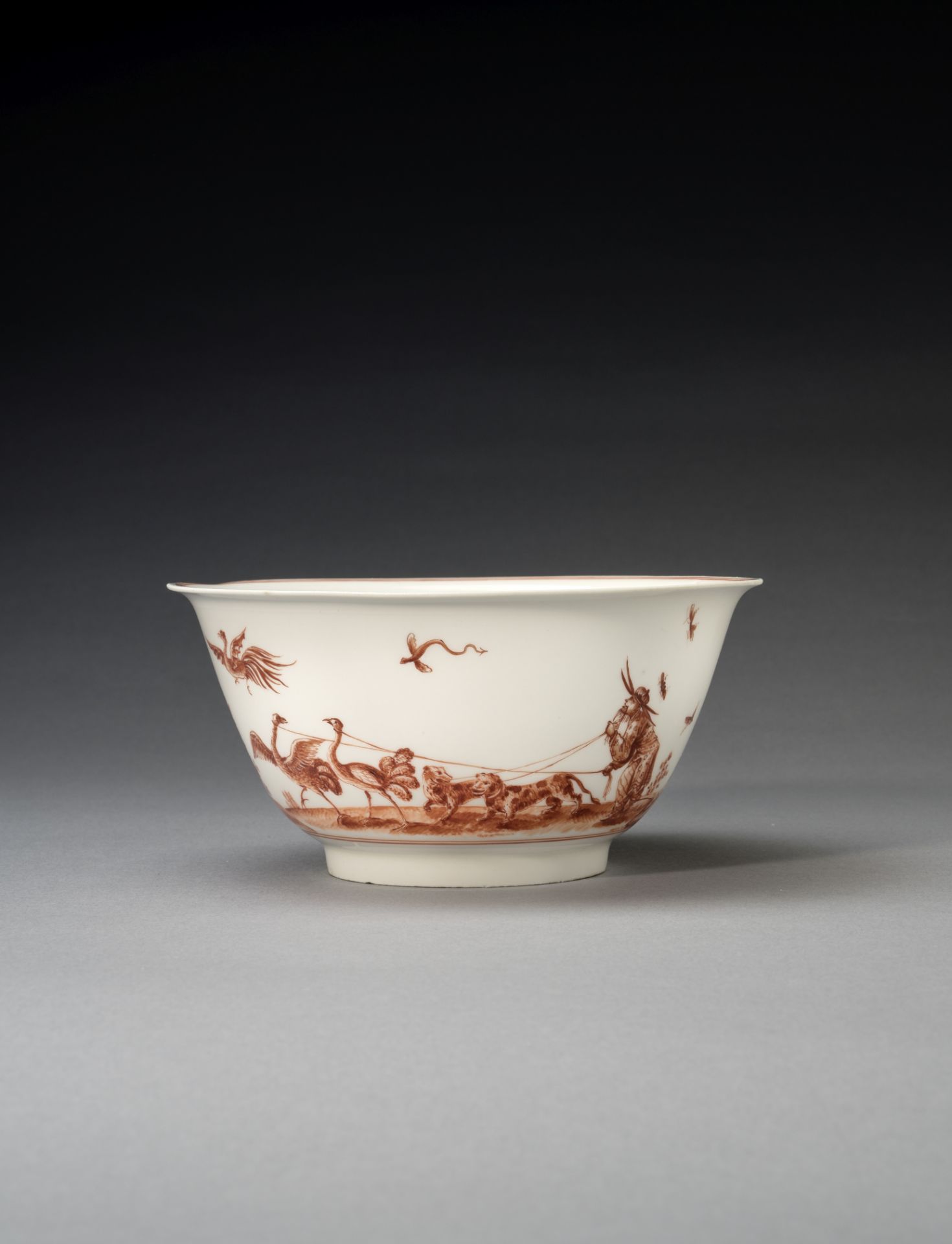 A very rare Meissen waste bowl, circa 1723