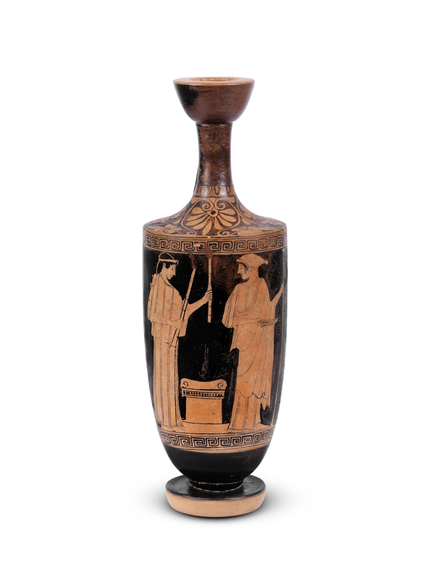 A large Attic red-figure lekythos