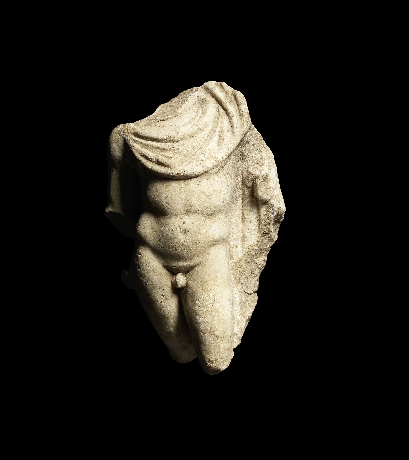 A Roman marble torso of Meleager