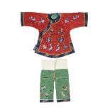 A group of silk embroidered garments Late Qing Dynasty (5)