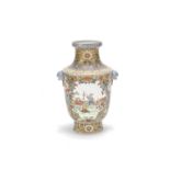 A famille rose 'boys' vase Qianlong seal mark, Republic