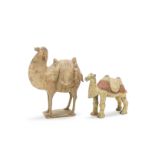Two pottery models of camels Northern Wei and Eastern Wei (2)