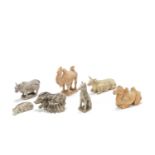 A varied group of pottery animals Tang Dynasty (7)