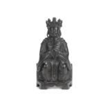 A bronze figure of a seated Bodhisattva Ming Dynasty