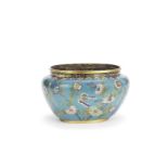 A cloisonné-enamel lobed jardiniere Late Qing Dynasty