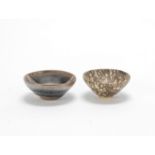 A Jian 'hare's fur' bowl and a Jizhou tortoiseshell glazed bowl Song Dynasty (2)