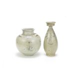 Two Korean stoneware vases Joseon Dynasty, late 19th century (2)