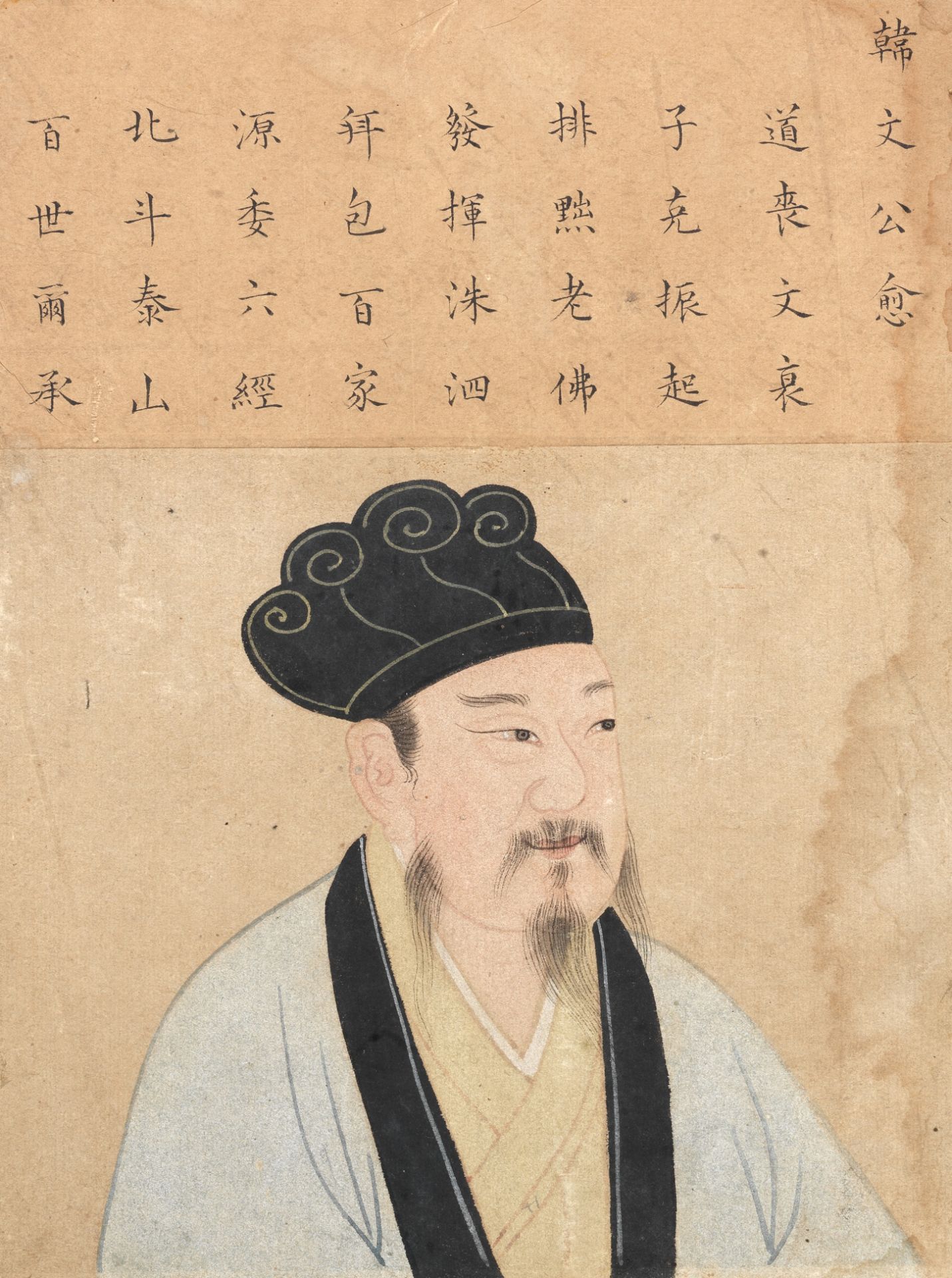 Anonymous (19th century, probably Korea) Portraits of famous officials (6)