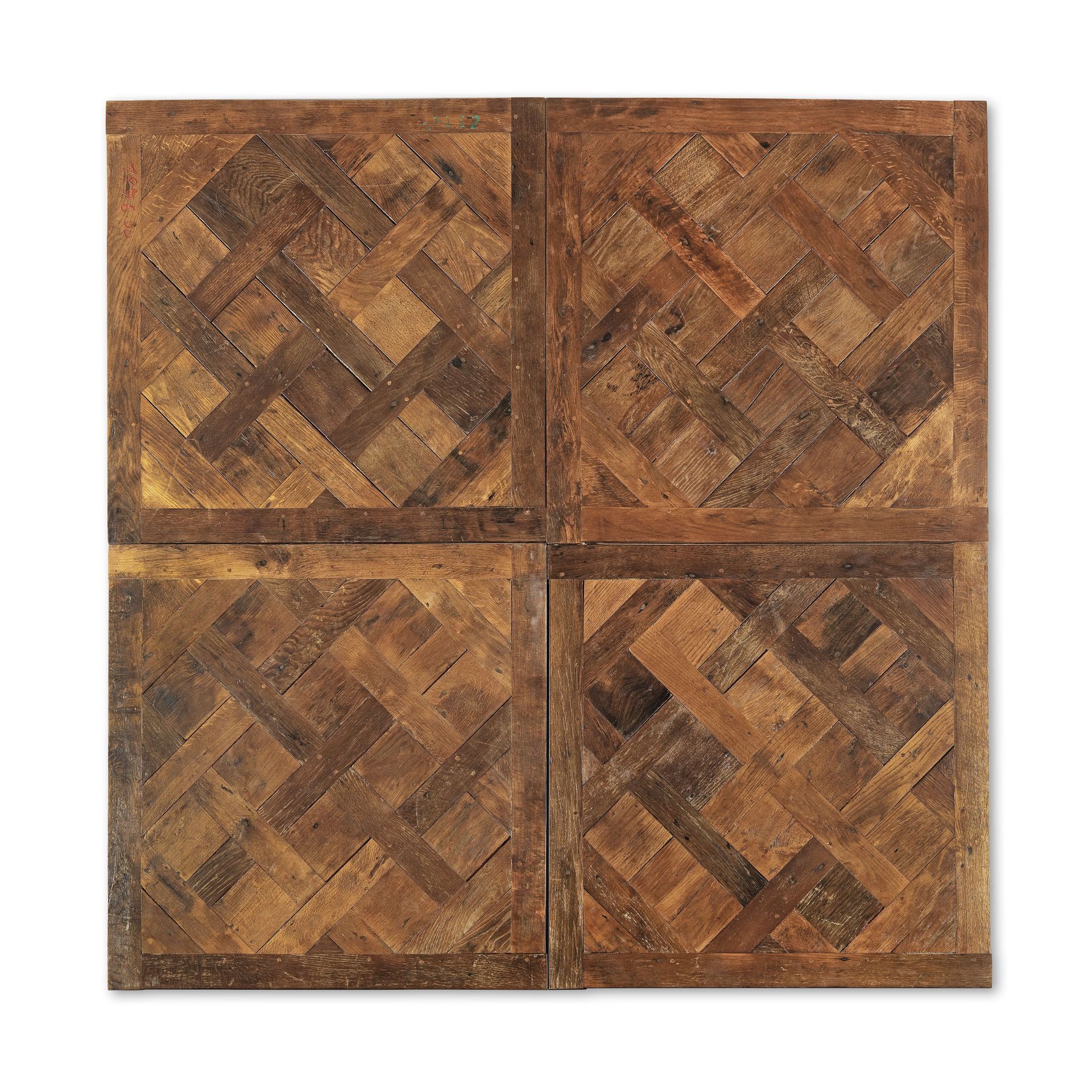 A COLLECTION OF 'VERSAILLES' STYLE OAK PARQUET FLOOR TILES French, late 19th century and later (25)