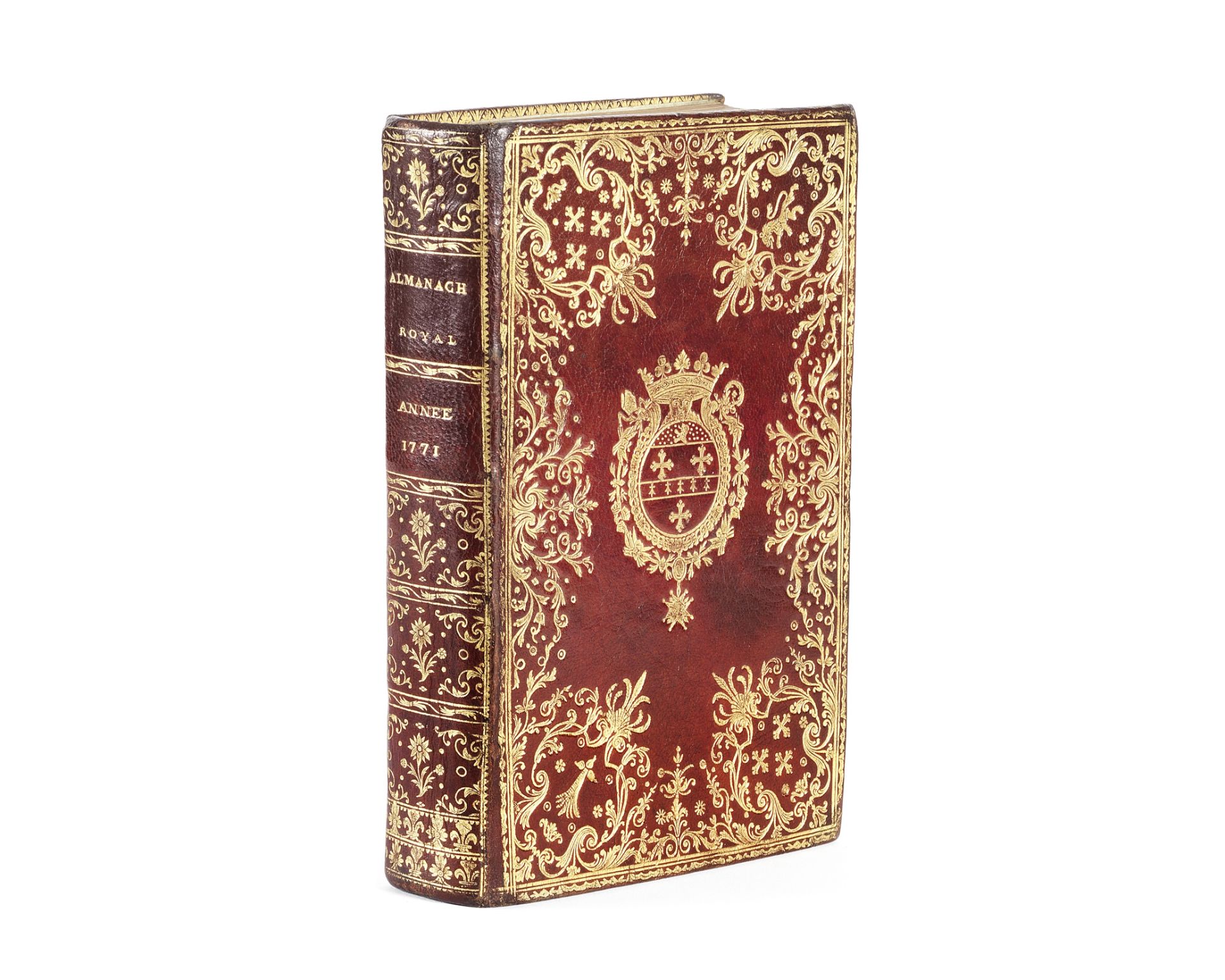 ALMANACH ROYAL Almanach royal pour l'année 1771, Paris, le Breton, 1771