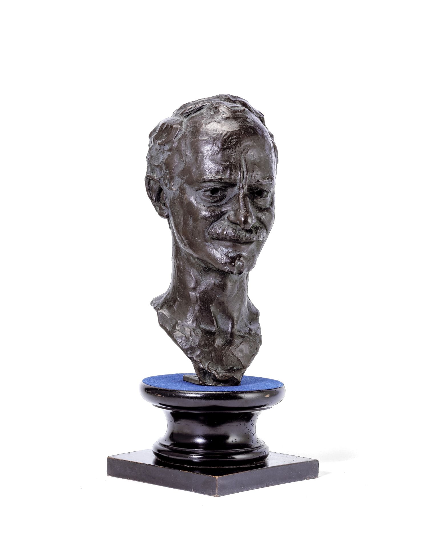 Gustinus Ambrosi (Austrian, 1893-1975): A patinated bronze bust of a gentleman