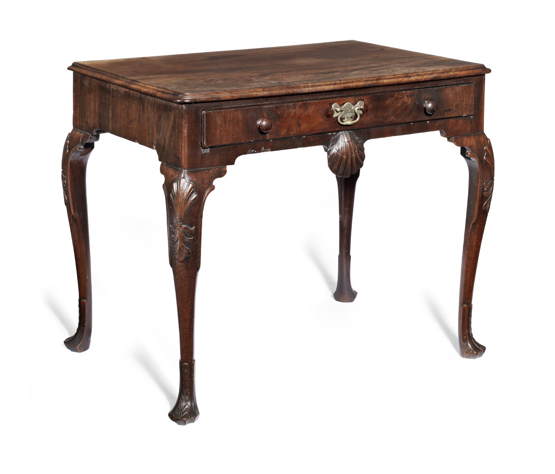 An Irish George II mahogany side table