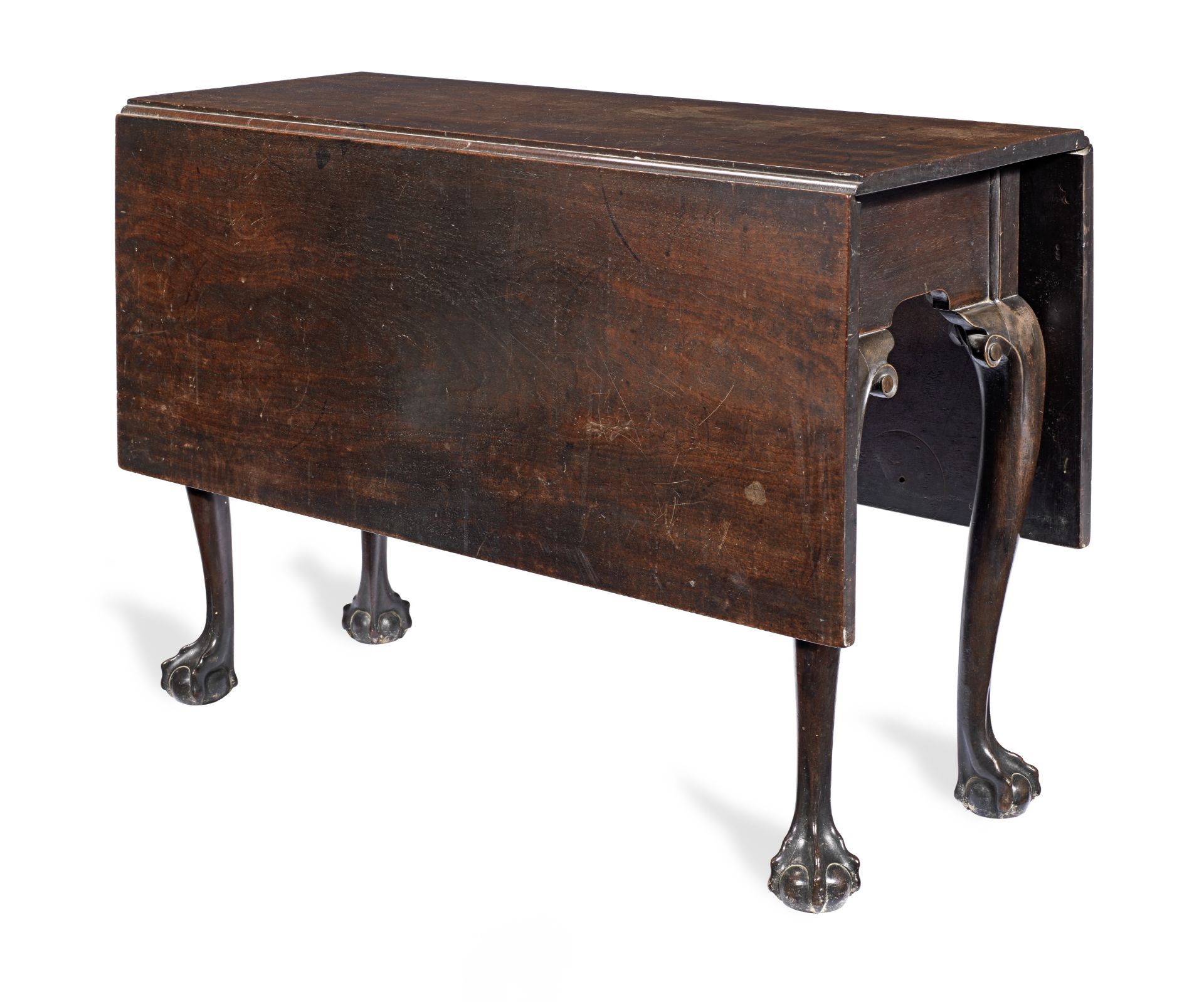 A George II mahogany drop-leaf table