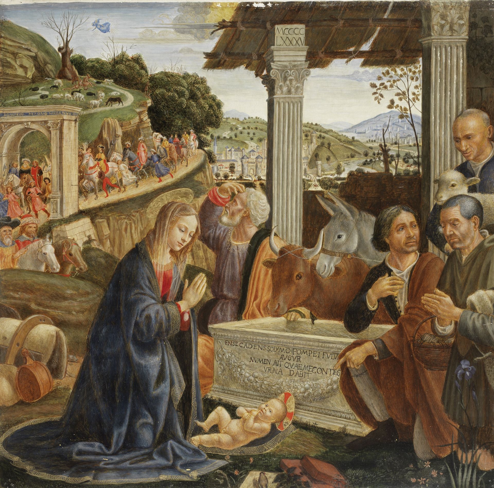 After Domenico Ghirlandaio, 20th Century The Adoration of the Shepherds