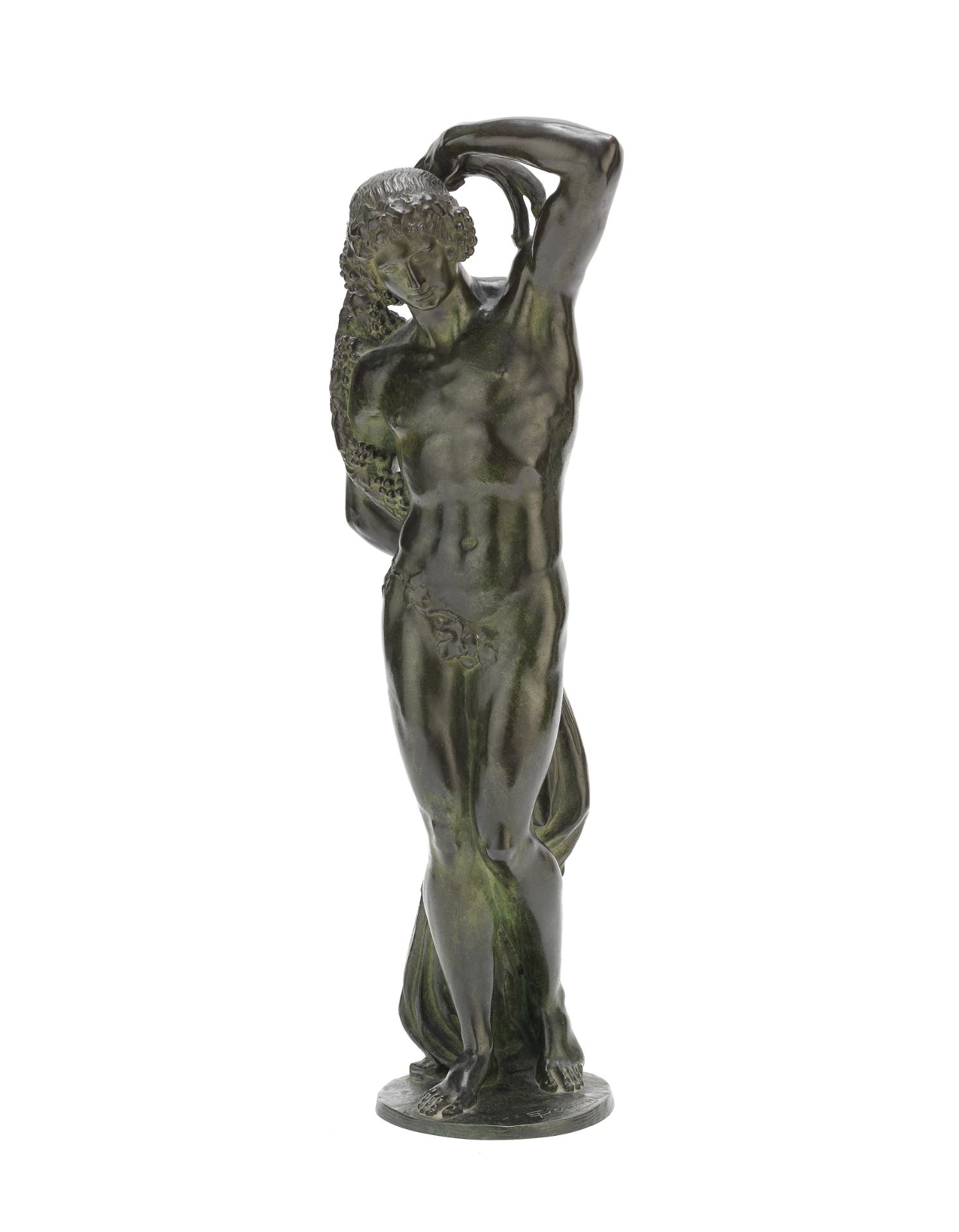 Joseph J. Emmanuel (Descomps) Cormier (1869-1950): A bronze figure of Bacchus
