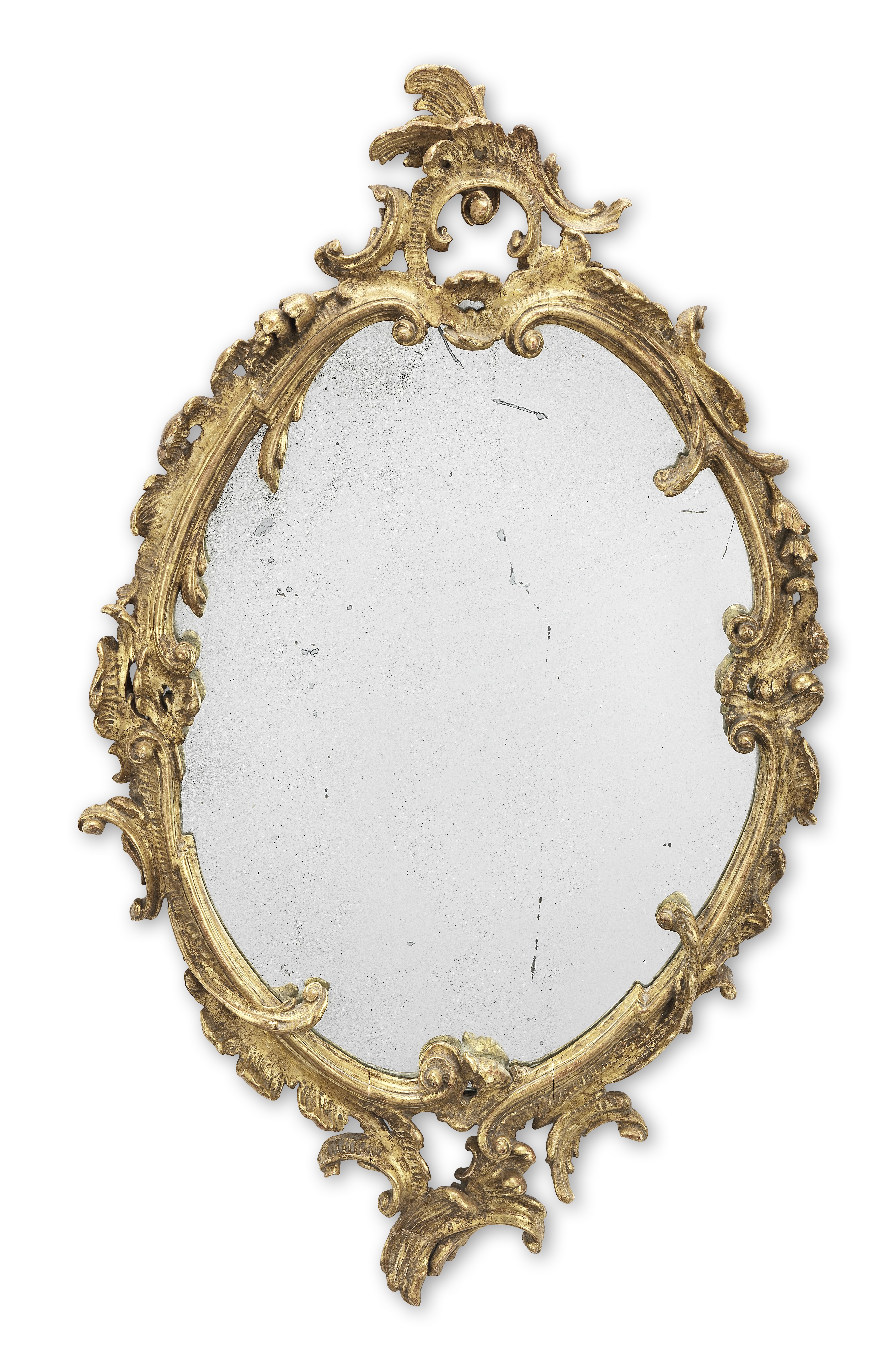 A 19th century Rococo revival giltwood mirror