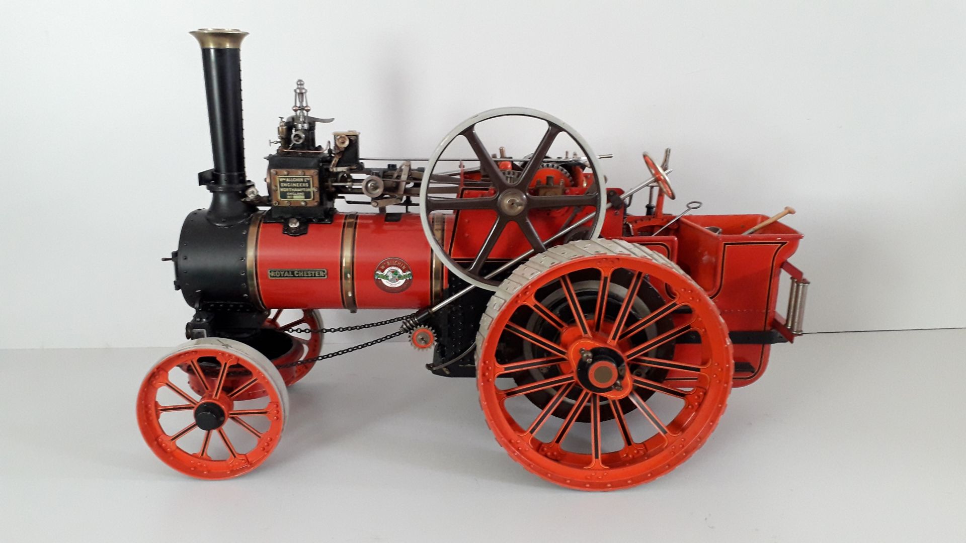 A well engineered 1½ Inch scale Allchin live steam traction engine 'Royal Chester'