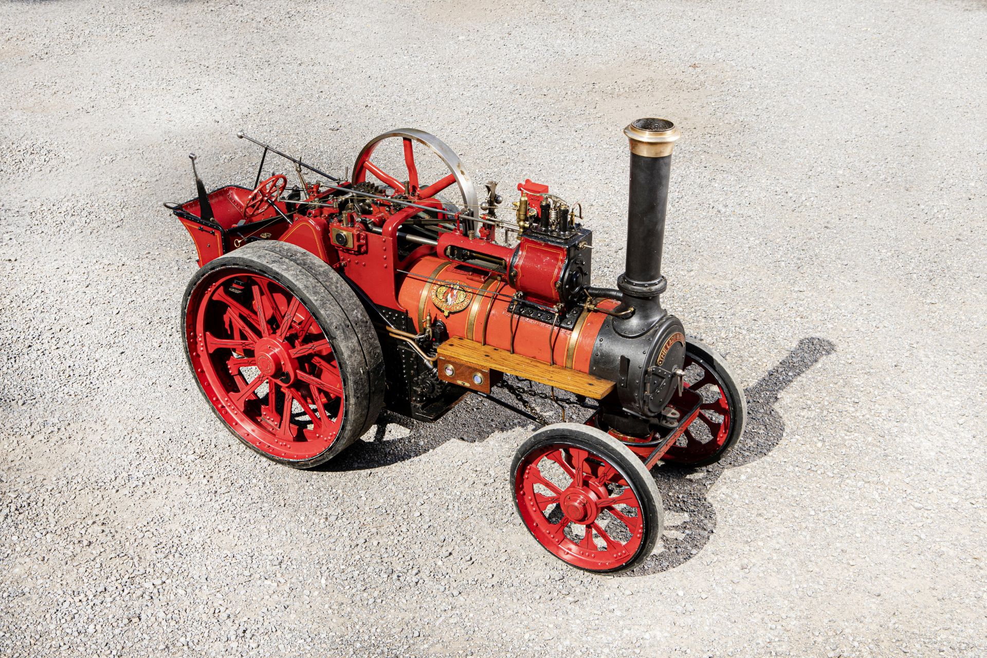 A 3' scale model of a Marshall 7nhp agricultural traction engine,