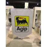 Two AGIP fabric banners ((2))
