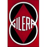 A Gilera enamel sign