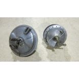 Two unidentified motorcycle front hubs ((2))