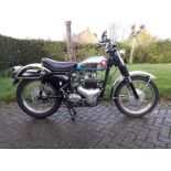 1961 BSA 646cc Spitfire Scrambler Frame no. GA74433 Engine no. DA10SR 451