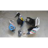 A large quantity of Morbidelli Grand Prix fairings, bodywork and petrol tanks ((Qty))