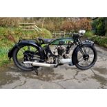 1927 BSA 493cc Model S27 Frame no. GR7754 Engine no. M13041S